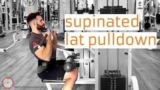 Supinated Lat Pulldown Reverse Grip [upl. by Jeraldine]