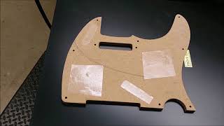 Pickguard Cutting Tutorial [upl. by Adnileb]