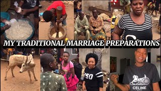 GETTING READY FOR MY IGBO TRADITIONAL WEDDING 💃 TRADITIONAL MARRIAGE PREPARATIONS vlogmas day 4 [upl. by Willis30]