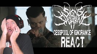 Signs of the Swarm  Cesspool Of Ignorance Official Music Video REACT [upl. by Tillo956]