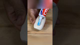 Transform Your Bathroom Amazing Toothpaste and Soap Hack Home Toothpaste DIY Cleaning shorts [upl. by Milah]