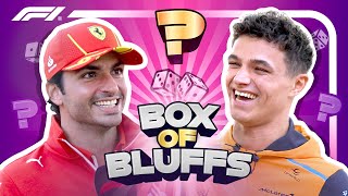 Look At Me I’m The Captain Now  Box Of BLUFFS  Featuring Carlos Sainz amp Lando Norris [upl. by Anstus241]