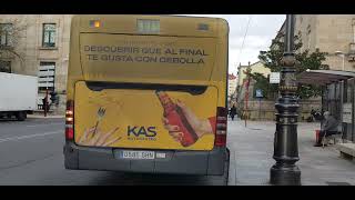 Here is the 11A bus in Ourense Monday 3 January 2022 [upl. by Haslett457]