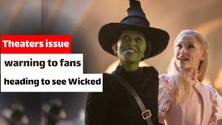 Theaters Enforce No Singing Policy for Wicked Movie Premiere [upl. by Yenduhc247]