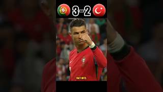 Portugal🇵🇹 🆚 Turkey🇹🇷Imaginary Final football urcristiano final fifa shorts video FactIntel [upl. by Etnahsal]