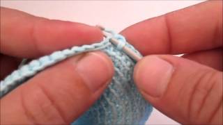 DIY TUTO CROCHET APPRENDRE LA MAILLE COULEE [upl. by Batista]