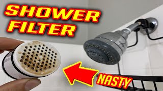 CULLIGAN FILTERED SHOWER HEAD REVIEW amp FILTER REPLACEMENT [upl. by Trinatte]