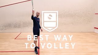 Squash TipsampTricks Best options to hit a volley [upl. by Belloir]