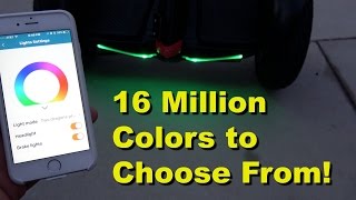 Customizing LEDs on Segway miniPRO  16 Million Colors 4K [upl. by Carrick]