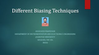 Different biasing techniques [upl. by Maddy]