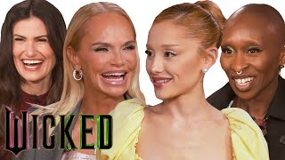 Ariana Grande Cynthia Erivo Idina Menzel amp Kristin Chenoweth Talk About Their Wicked Legacy [upl. by Arot]