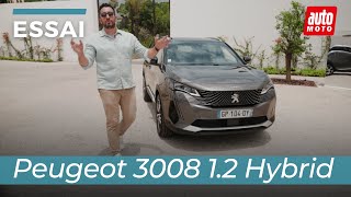 Essai  au volant du Peugeot 3008 12 Hybrid 136 48V [upl. by Almat]