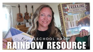 RAINBOW RESOURCE HAUL  HOMESCHOOL HAUL [upl. by Chatterjee]