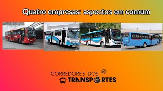 Quatro empresas de ônibus do Estado do Rio de Janeiro Aspectos em comum [upl. by Jehanna]