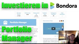 Investieren in Bondora Teil 24 Portfolio Manager  P2P Kredite Peer to Peer Plattformen [upl. by Jaclin7]