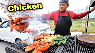 Mexican Street CHICKEN  BEST Grilled Chicken TACOS  Mexican Street Food [upl. by Ahsener]