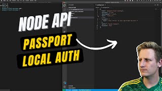 14  Nodejs API  Passport  Local Authentication Strategy  Hashing passwords with bcrypt [upl. by Dowlen]