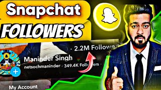 Snapchat par followers kaise badye nov 2024  how to increase Snapchat followers snapchat [upl. by Anial946]