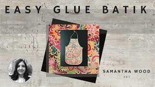 Easy Glue Batik [upl. by Schaffer]