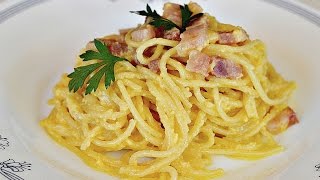 Espaguetis a la Carbonara Sin Nata [upl. by Lynden]