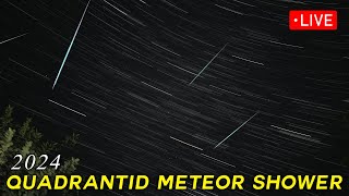 WATCH LIVE Quadrantids Meteor Shower 2024 [upl. by Sharity]