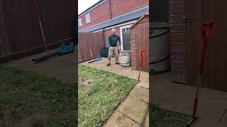 Garden Transformation For Young Mum shorts satisfying lawncare asmr gardenmaintenance garden [upl. by Ocihc68]