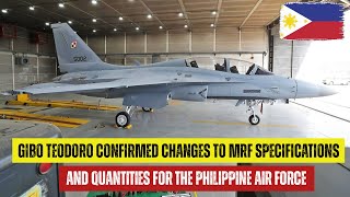 Gibo Teodoro confirmed changes to MRF specifications and quantities for the Philippine Air Force [upl. by Devaney83]