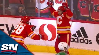 Johnny Gaudreau Buries Rebound to Win Game 7 and Eliminate Stars in Overtime [upl. by Atse]