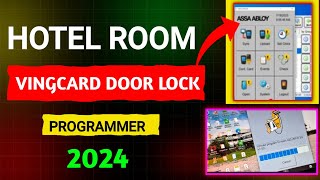 Ving Card Door Lock Programmer  Hotel Room Door Lock Programming [upl. by Htebzile]