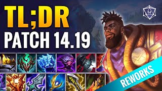 TLDR Patch 1419 CHANGES for Split 3 Season 14  League of Legends [upl. by Chavaree718]