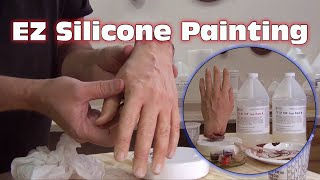 Painting A Silicone Hand Fast amp Easy [upl. by Notgnihsaw]