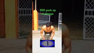 500 push up pushpa pushps challenge pushupchallenge sorts sortfeed viralvideo [upl. by Eiddam838]