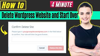 How To Delete Wordpress Website and Start Over 2024 [upl. by Messere]