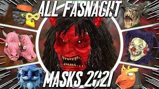 Fallout 76 Fasnacht event rewards Every mask you can get from the event [upl. by Enneiviv]