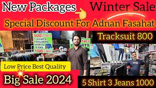 ✌️New Offers 3 Jeans 5 Shirts 1000 Best Quality Asif Collection Winter Sale Tracksuit Wholesale Shop [upl. by Tawney209]