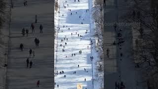 Ice Skating ⛸️ in Munich near Nymphenburg Palace [upl. by Aztilem146]