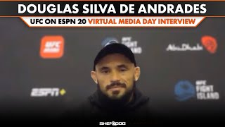 DOUGLAS SILVA DE ANDRADE  UFC on ESPN 20  Pre Fight Interview virtual media day [upl. by Leunad]