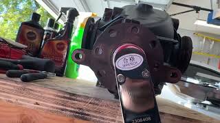 Checking differential input shaft preload [upl. by Apollus106]