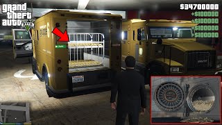 How to get 4 MILLIONS in GTA 5 Story Mode Golden Money Truck [upl. by Kolnick]