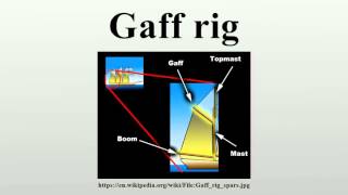 Gaff rig [upl. by Warner]