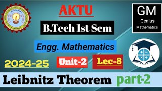 Unit2  Lec8  Calculus  Leibnitz Theorem  part2  engineering mathematics [upl. by Karoline747]