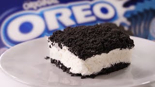 Tarta de Oreo con 3 Ingredientes sin Horno ni Gelatina  Postre Fácil y Rápido [upl. by Anilek]