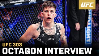 Macy Chiasson Octagon Interview  UFC 303 [upl. by Dimah878]