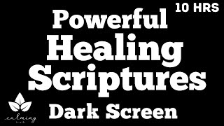 Meditate on Gods Word  Dark Screen Healing Scriptures Bible Verses For Sleep  Female Voice [upl. by Gudrin448]