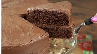 The BEST EASY Gluten free Chocolate Cake You will EVER EAT [upl. by Aitahs]