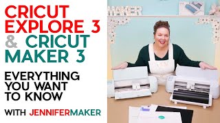 Cricut Explore 3 amp Maker 3 Everything You Want to Know About Cricuts New Cutting Machines [upl. by Auria176]