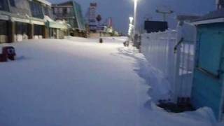 Aftermath Of Blizzard in Seaside Heights NJ 12282010 [upl. by Fradin]