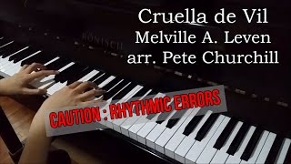 error version Cruella de Vil Mel Leven arr Churchill [upl. by Adyaj]