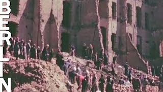 Berlin and Potsdam 1945  aftermath HD 1080p color footage [upl. by Lyontine]