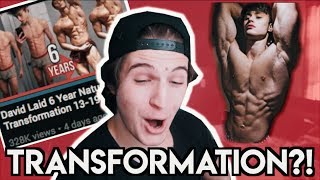 Reacting to David Laids New Transformation Video [upl. by Erdrich]